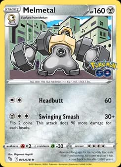 Melmetal card in English