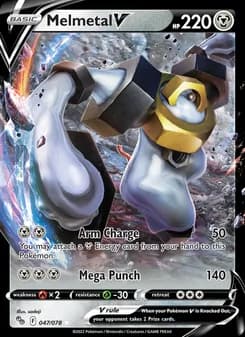 Melmetal V card in English
