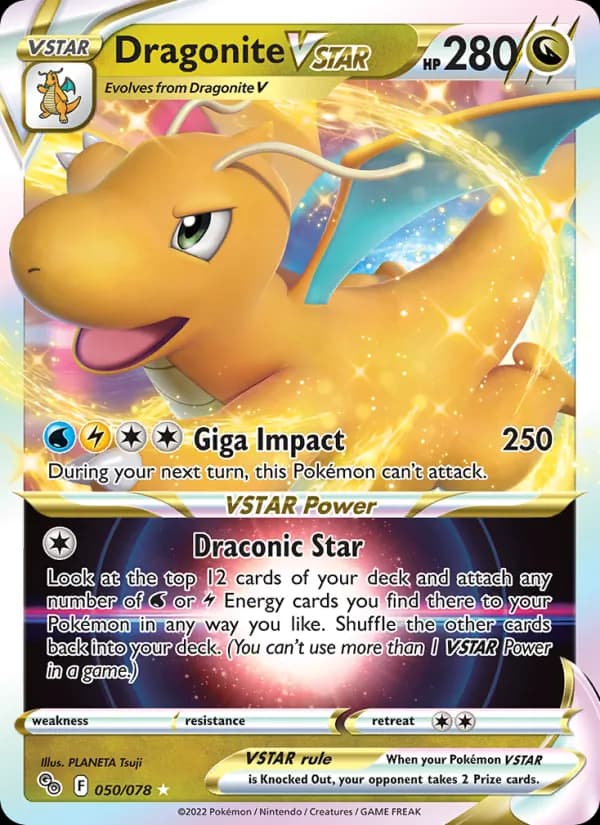 Dragonite VSTAR card in English