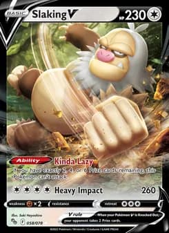 Slaking V card in English