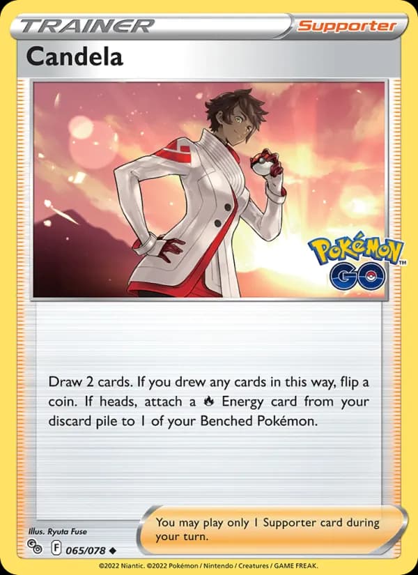 Candela card in English