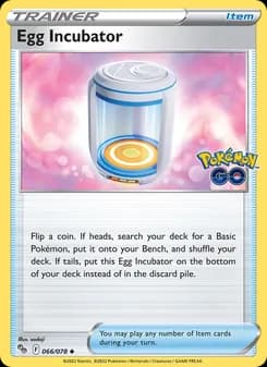 Egg Incubator card in English