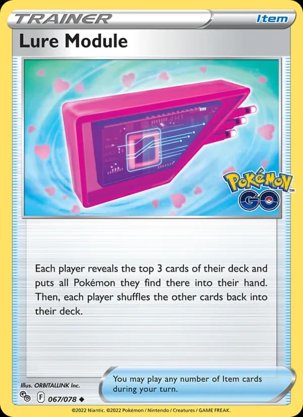 Lure Module card in English