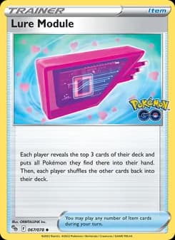Lure Module card in English