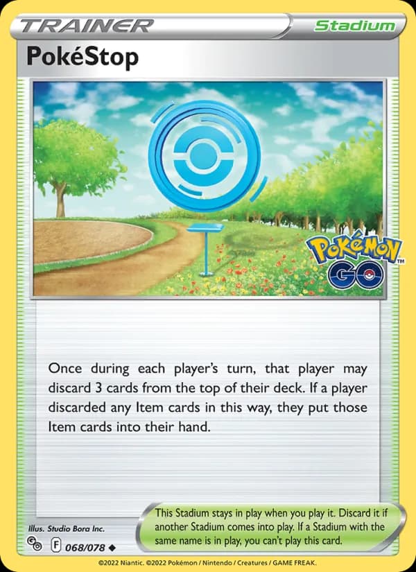 PokéStop card in English