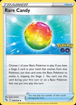 Rare Candy card in English