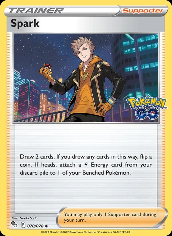 Spark card in English