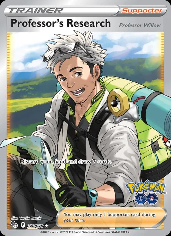 Professor's Research card in English