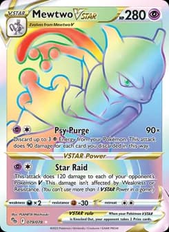 Mewtwo VSTAR card in English