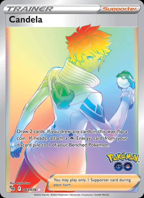 Candela card in English