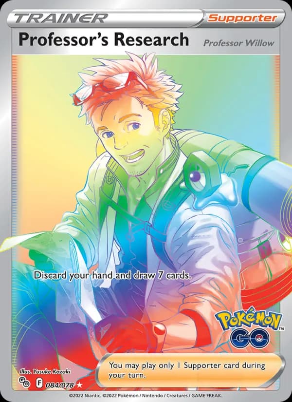 Professor's Research card in English