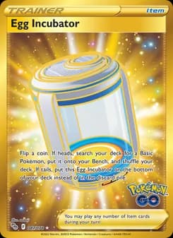 Egg Incubator card in English