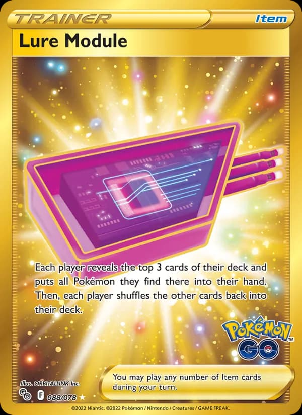 Lure Module card in English