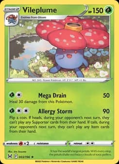 Vileplume card in English