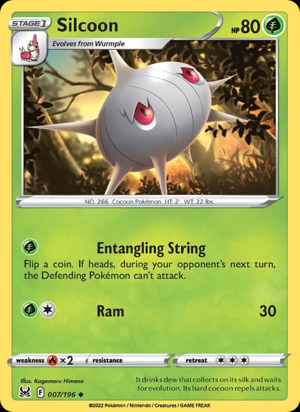 Silcoon card in English