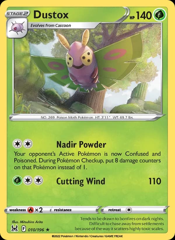 Dustox card in English