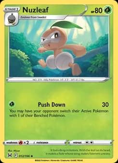 Nuzleaf card in English
