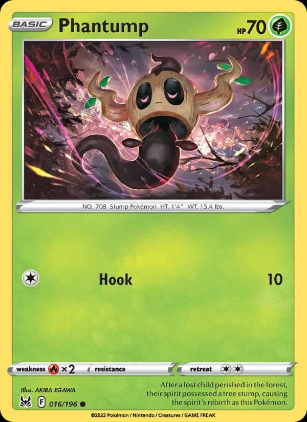 Phantump card in English