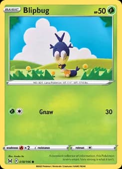 Blipbug card in English