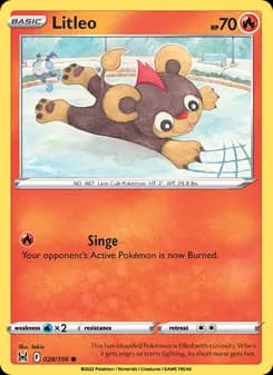 Litleo card in English