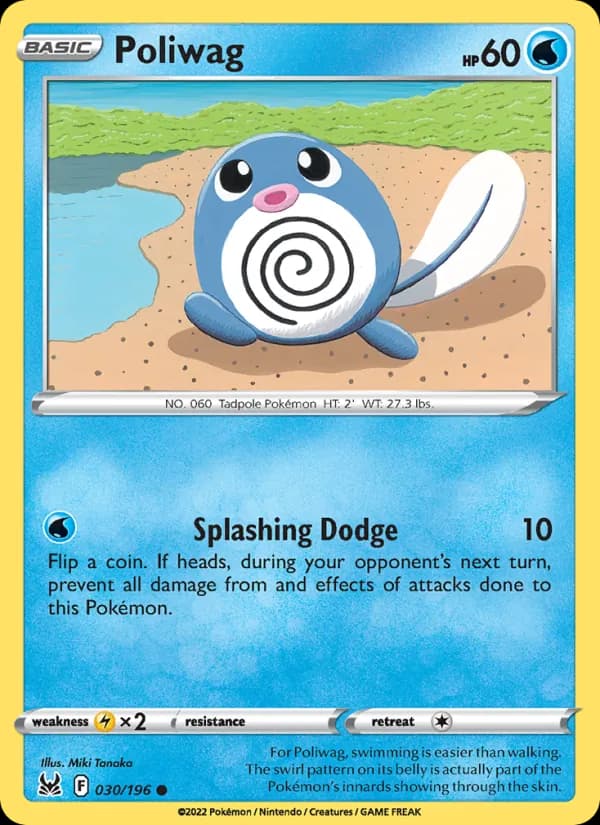 Poliwag card in English