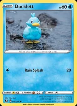 Ducklett card in English