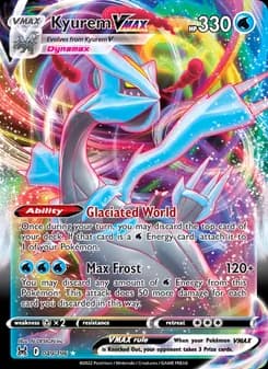 Kyurem VMAX card in English