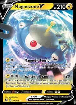 Magnezone V card in English