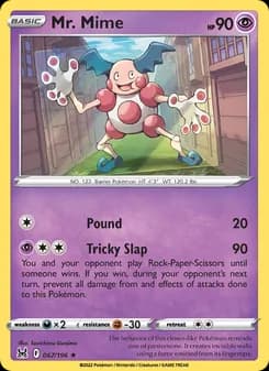 Mr. Mime card in English