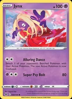 Jynx card in English