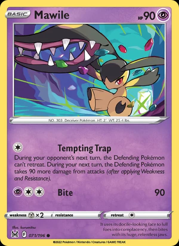 Mawile card in English