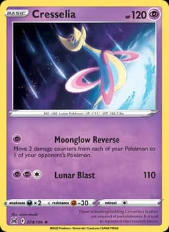 Cresselia card in English