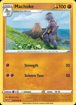 Machoke card in English