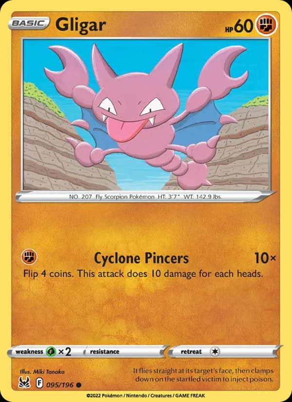 Gligar card in English