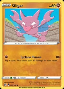 Gligar card in English