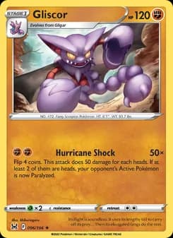 Gliscor card in English