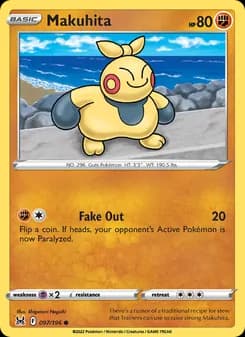 Makuhita card in English