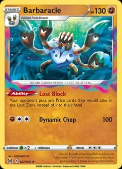 Barbaracle card in English