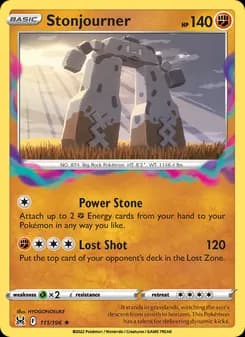 Stonjourner card in English