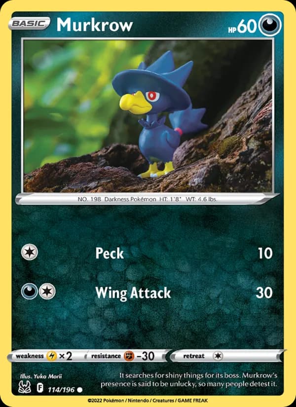 Murkrow card in English