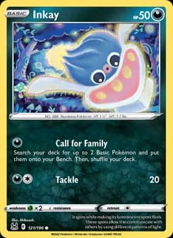 Inkay card in English