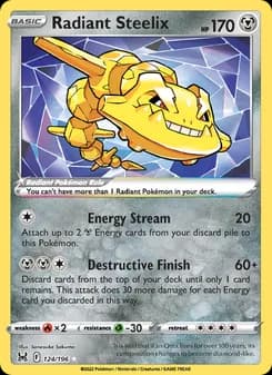 Radiant Steelix card in English
