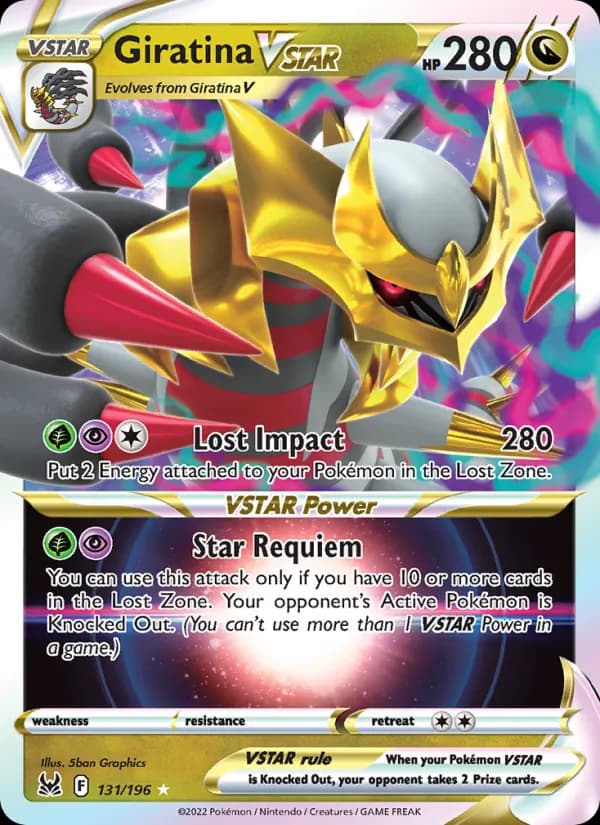 Giratina VSTAR card in English