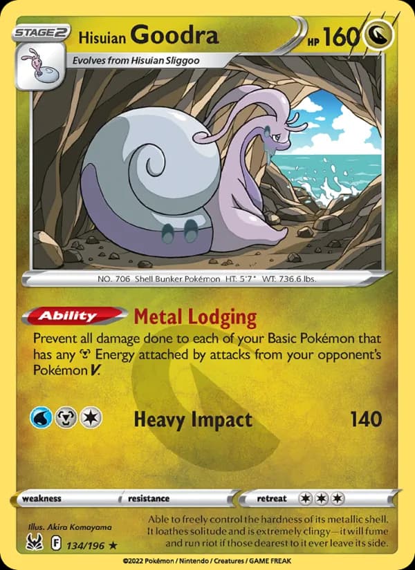 Hisuian Goodra card in English