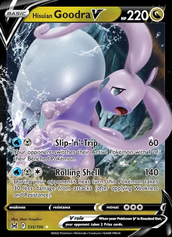 Hisuian Goodra V card in English