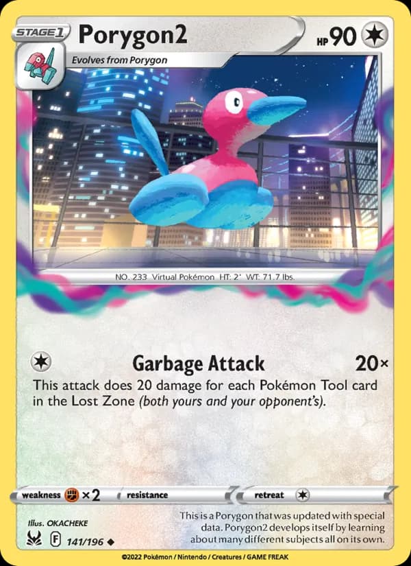 Porygon2 card in English