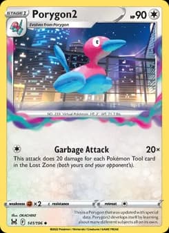 Porygon2 card in English