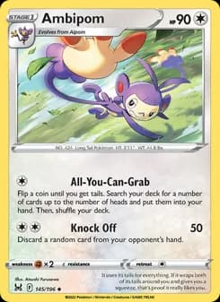 Ambipom card in English