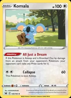Komala card in English
