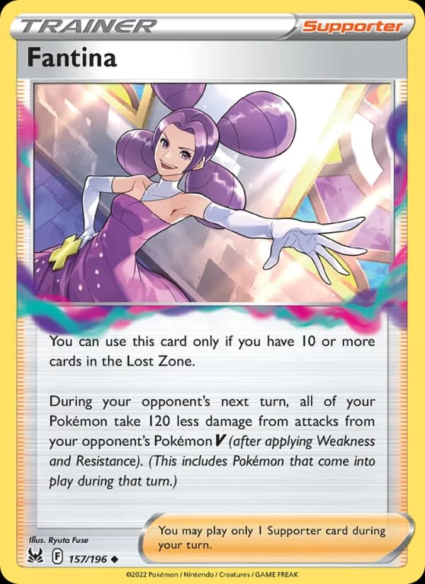 Fantina card in English